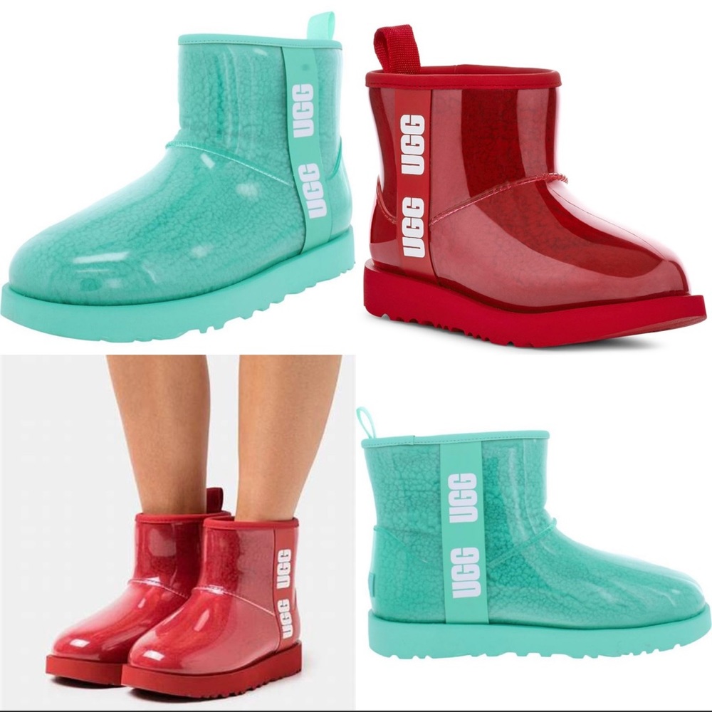 UGG | Mini Classic Clear waterproof shearling rain boots